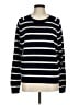 Vince. Stripes Blue Black Pullover Sweater Size M - photo 1
