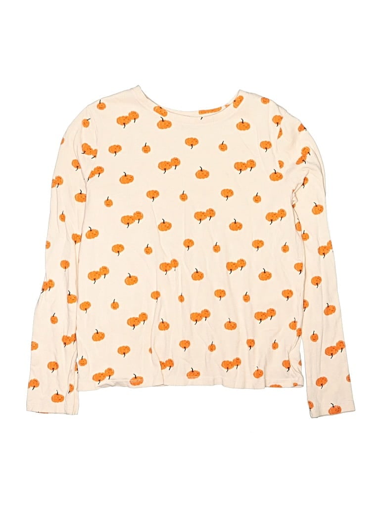 Pre-owned Old Navy Kids' Long Sleeve T-shirt In Orange