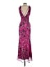 Warehouse 100% Polyester Purple Cocktail Dress Size 4 - photo 2