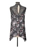 Torrid 100% Rayon Paisley Gray Sleeveless Top Size Lg Plus (0) - photo 2