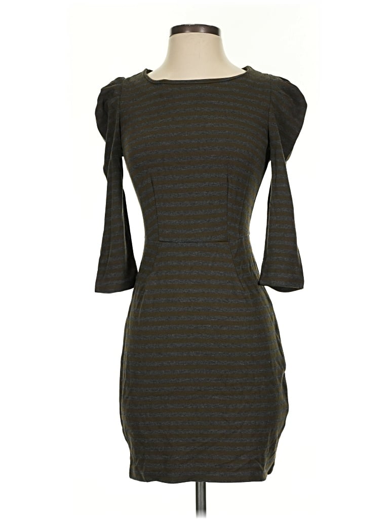 Pre-owned Ella Moss Casual Dress In Gray