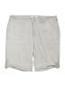 Gloria Vanderbilt Gray Khaki Shorts Size 18 - photo 1