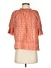 Ulla Johnson 100% Cotton Orange Short Sleeve Blouse Size 4 - photo 1