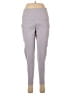 Apana Solid Gray Active Pants Size L - photo 1