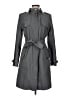 DKNY Gray Trenchcoat Size M - photo 1