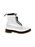 Dr. Martens 100% Leather White Ankle Boots Size 8 - photo 1