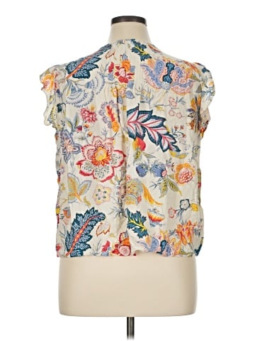 Cynthia Rowley TJX Short Sleeve Blouse (view 2)
