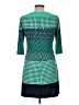 Donna Morgan Houndstooth Teal Casual Dress Size 6 - photo 2