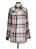 Como Vintage 100% Rayon Plaid Gray Long Sleeve Button-Down Shirt Size S - photo 1
