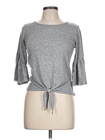 Caution to the Wind 3/4 Sleeve Top (view 1)