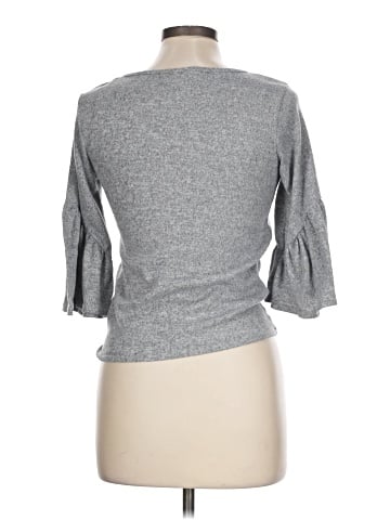 Caution to the Wind 3/4 Sleeve Top (view 2)
