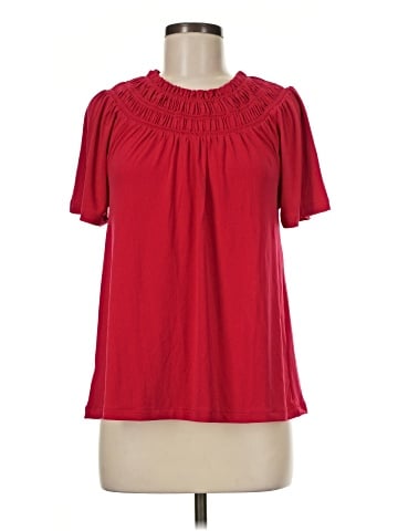 Ann Taylor Short Sleeve Blouse (view 1)