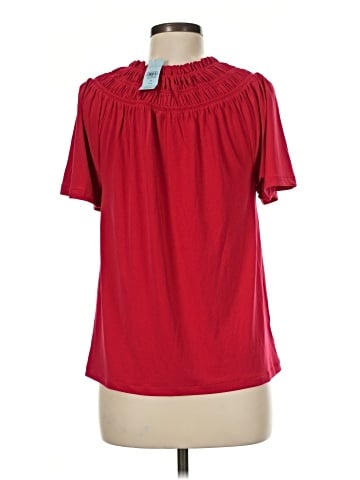 Ann Taylor Short Sleeve Blouse (view 2)