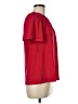 Ann Taylor Red Short Sleeve Blouse Size Med Petite - photo 4