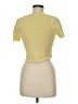 Molly Green 100% Polyester Yellow Short Sleeve Top Size M - photo 2