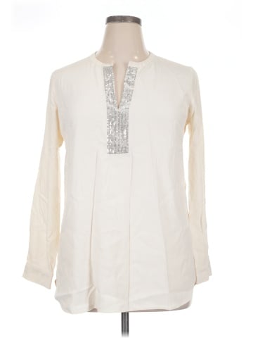 Leggiadro Long Sleeve Silk Top (view 1)