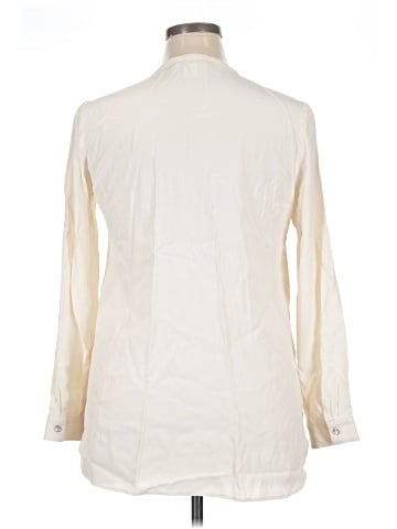 Leggiadro Long Sleeve Silk Top (view 2)