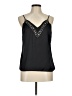 Express 100% Recycled Polyester Black Sleeveless Blouse Size M - photo 1