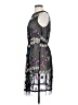 T Tahari 100% Polyester Print Black Cocktail Dress Size 2 - photo 5