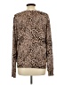 Time and Tru Animal Print Brown Pullover Sweater Size L - photo 2