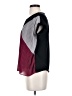 NY Collection 100% Polyester Color Block Burgundy Short Sleeve Top Size S (petite) - photo 5