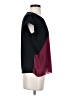 NY Collection 100% Polyester Color Block Burgundy Short Sleeve Top Size S (petite) - photo 4