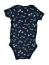 Simple Joys by Carter's Print Blue Short Sleeve Onesie Size 6-9 mo - photo 2