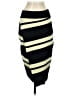 A.L.C. Stripes Black Casual Skirt Size S - photo 1