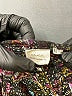Assorted Brands Paisley Black Casual Pants Size L - photo 4