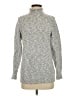 L.L.Bean 100% Cotton Gray Turtleneck Sweater Size S - photo 1