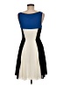 Express 100% Polyester Color Block Ivory Casual Dress Size 6 - photo 2