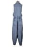 Fate 100% Tencel Solid Blue Jumpsuit Size XS - photo 2