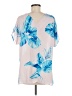 Caramela 100% Polyester Pink Short Sleeve Blouse Size M - photo 2
