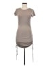 Windsor Solid Gray Casual Dress Size M - photo 1