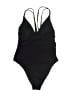 Shade & Shore Solid Black One Piece Swimsuit Size L - photo 1