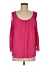Charming Charlie Pink Long Sleeve Blouse Size M - photo 1