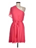 Express Solid Pink Cocktail Dress Size M - photo 1