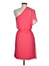 Express Solid Pink Cocktail Dress Size M - photo 2