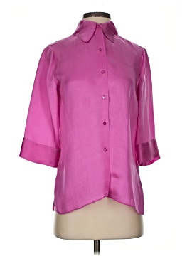 Dana Buchman 3/4 Sleeve Button Down Shirt