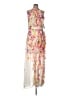 Betsy & Adam 100% Polyester Floral Ivory Pink Cocktail Dress Size 12 - photo 1