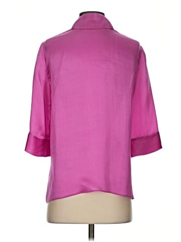 Dana Buchman 3/4 Sleeve Button-Down Shirt (view 2)