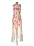 Betsy & Adam 100% Polyester Floral Ivory Pink Cocktail Dress Size 12 - photo 2