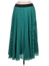 Karl Lagerfeld 100% Polyester Checkered-gingham Teal Casual Skirt Size EU (IT) 42 / US 6 - photo 1