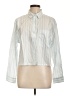 Everlane Stripes Ivory Long Sleeve Button-Down Shirt Size L - photo 1