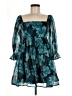 Thirty/Thirty 100% Polyester Teal Cocktail Dress Size M - photo 1