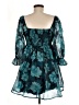 Thirty/Thirty 100% Polyester Teal Cocktail Dress Size M - photo 2