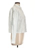 Everlane Stripes Ivory Long Sleeve Button-Down Shirt Size L - photo 4