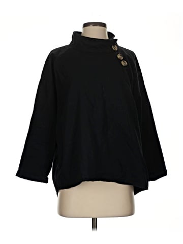 Zara 3/4 Sleeve Button-Down Shirt (view 1)