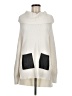 MICHAEL Michael Kors Solid White Ivory Turtleneck Sweater Size M - photo 1