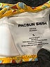 PacSun Print Yellow Swimsuit Top Size L - photo 3